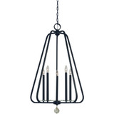 Triangulum 5 Light Medium Foyer Chandelier by Framburg - 5512
