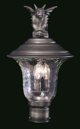 Carcassonne 3 Light Outdoor Post Mount 19 x 10.5 Inches by Framburg  - 8506