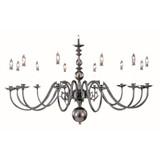 Jamestown 12 Light Oversized Foyer Chandelier by Framburg 9142