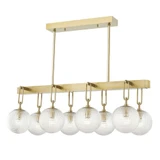 Jewett 8 Light Large linear Pendant by Hudson Valley - 7108