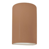 Ambiance 2 Light Large Cylinder Open Top Wall Sconce by Justice Design - CER-1265