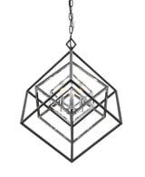 Euclid 3 Light Chandelier 23 Inches Wide by 25 Inches High by Z-Lite - 457-3