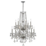 Traditional Crystal 12 Light Medium Chandelier by Crystorama - 1137