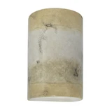 Ambiance Small Cylinder Closed Top Outdoor Wall Mount by Justice Design - CER-0940W