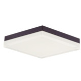 Illuminaire II 20W 1 LED 10.5 Inch Wide Square Flush Mount by Maxim - 57689CLFT