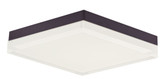 Illuminaire II 20W 1 LED 10.5 Inch Wide Square Flush Mount by Maxim - 57689CLFT