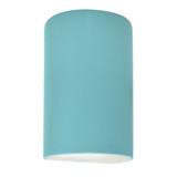 Ambiance 1 Light Large Cylinder Closed Top Wall Sconce by Justice Design - CER-1260