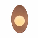 Ambiance 5W 1 LED Light Oval Coupe Wall Sconce by Justice Design - CER-3045