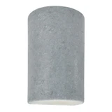 Ambiance Large ADA Cylinder Closed Top Outdoor Wall Mount by Justice Design - CER-5260W