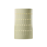 Ambiance Cactus Cylinder Open Top Bottom Wall Sconce by Justice Design - CER-2285