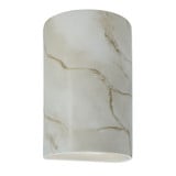 Ambiance 1 Light Large ADA Cylinder Close Top Wall Sconce by Justice Design - CER-5260