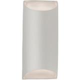 Ambiance 1 LED Large Tapered Cylinder Outdoor Wall Mount by Justice Design - CER-5755W