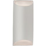 Ambiance 1 LED Large Tapered Cylinder Outdoor Wall Mount by Justice Design - CER-5755W