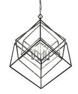 Euclid 6 Light Chandelier 35.5 Inches Wide by 38 Inches High by Z-Lite - 457-6