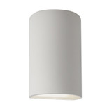 Ambiance 1 Light Ceramic Outdoor Wall Mount 9.5 Inch Tall by Justice Design - CER-5945W
