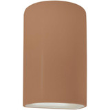 Ambiance 1 Light Small ADA Cylinder Close Top Wall Sconce by Justice Design - CER-5940