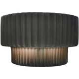 Ambiance 1 Light Tier ADA Pleated Wall Sconce by Justice Design - CER-5780