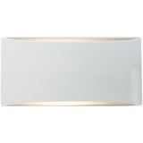 Ambiance 1 Light Small ADA Tapered Arc Wall Sconce by Justice Design - CER-5760