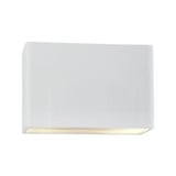 Ambiance Closed Top and Bottom Wall Sconce 16 Inch Wide by Justice Design - CER-5659