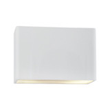 Ambiance Closed Top and Bottom Wall Sconce 16 Inch Wide by Justice Design - CER-5659