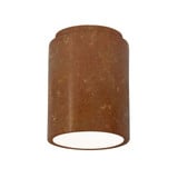 Radiance 1 Light 6.5 Inch Wide Cylinder Flush Mount by Justice Design - CER-6100