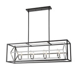 Euclid 8 Light Island/Billiard 13 x 13 Inches Wide by Z-Lite - 457-8L