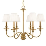 Menlo Park 6 Light Medium Chandelier by Hudson Valley - 4036