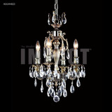 Impact 4 Light Small Chandelier by James Moder - 40614