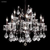 Cosenza 13 Light Large 2 Tier Chandelier by James Moder - 40600CO13LC