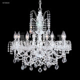 Regalia 8 Light Large Chandelier by James Moder 40728S0028RG - 40728S0028RG