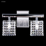 Contemporary 2 Light Crystal Vanity Light by James Moder - 40752S002BV