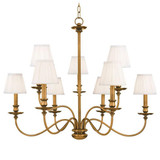 Menlo Park 9 Light Large Chandelier by Hudson Valley - 4039