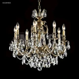 Brindisi 8 Light Medium Chandelier by James Moder 40618MB - 40618MB