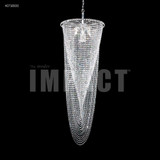 Contemporary 8 Light Medium Chandelier by James Moder 40718SCPT