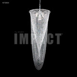 Contemporary 8 Light Medium Chandelier by James Moder 40718SCPT - 40718SCPT