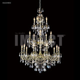 Brindisi 20 Light Oversized Chandelier by James Moder 40621MB - 40621MB