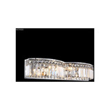 Vanity Light 4 Light Round Crystal Vanity Light by James Moder - 41074