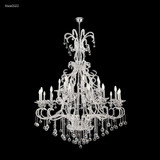 Pearl 28 Light Oversized Crystal Chandelier by James Moder - 96660-PEARL