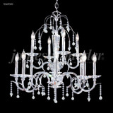 Medallion 12 Light Large Chandelier by James Moder 9612912CHM - 9612912CHM