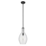 Everly 1 Light Clear Glass Small Pendant by Kichler - 42047C
