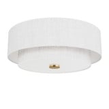 Brookside 2 Light Flush Mount 5 Inch Tall X 13.25 Inch Wide by Hunter Fans - 48122