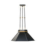Mood Swings 1 Light Haxagonal Pendant 15 Inch and 32 Inch Wide By Varaluz - 540P01B