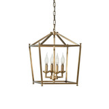 Gridlock 4 Light Pendant 18 Inch Tall and 14 Inch Wide By Varaluz - 538P04