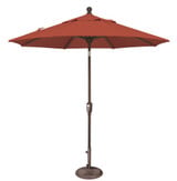7.5 Foot Aluminum Crank Lift Octagon Market Umbrella by Simply Shade - SSUM97