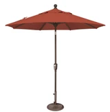 7.5 Foot Aluminum Crank Lift Octagon Market Umbrella by Simply Shade - SSUM97