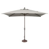 6 x 10 Foot Aluminum Crank Lift Rectangle Market Umbrella by Simply Shade - SSUM9C