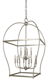Kenmare 12 Light Medium Foyer Chandelier by Framburg - 5472BN