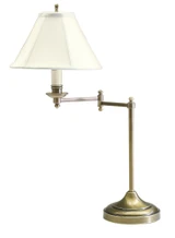 Club 1 Light Swing Arm Table Lamp 25 x 13 Inches by House of Troy - CL251-AB