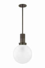 Tobias 1 Light Medium Pendant 11.75 Inch Wide by Troy - F4612