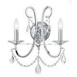 Othello 2 Light Candle Style Wall Sconce by Crystorama - 6822